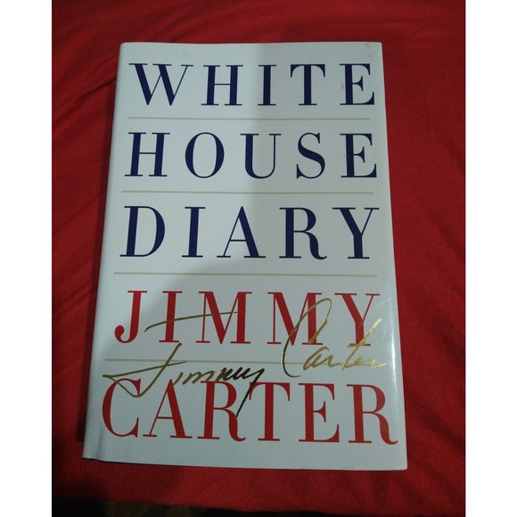 Signed Jimmy Carter White House Diary - 1st -Very Good Condition - Picture 1 of 7